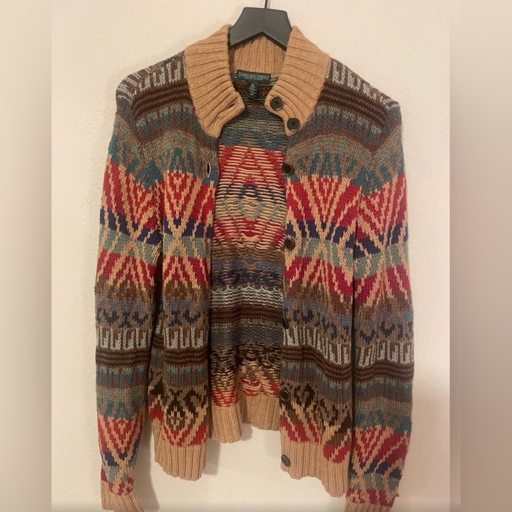Multicolor Patterned Women's Cardigan